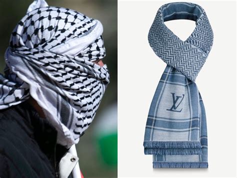 louis vuitton pro israel|The keffiyeh explained: How this scarf became a Palestinian.